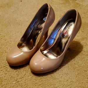 Madden Girl dusty pink heels